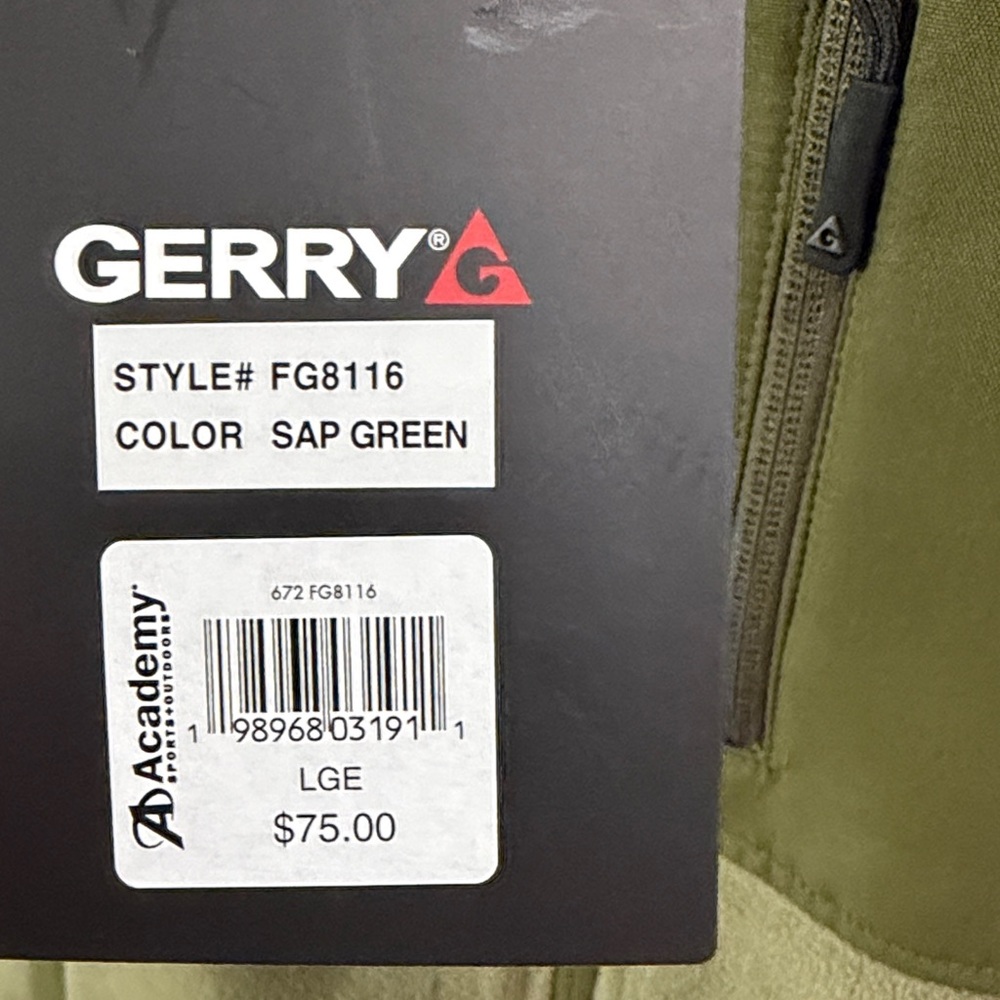 Gerry ,Size LG,Men's ,Color sap Green Jacket - Picture 6 of 17